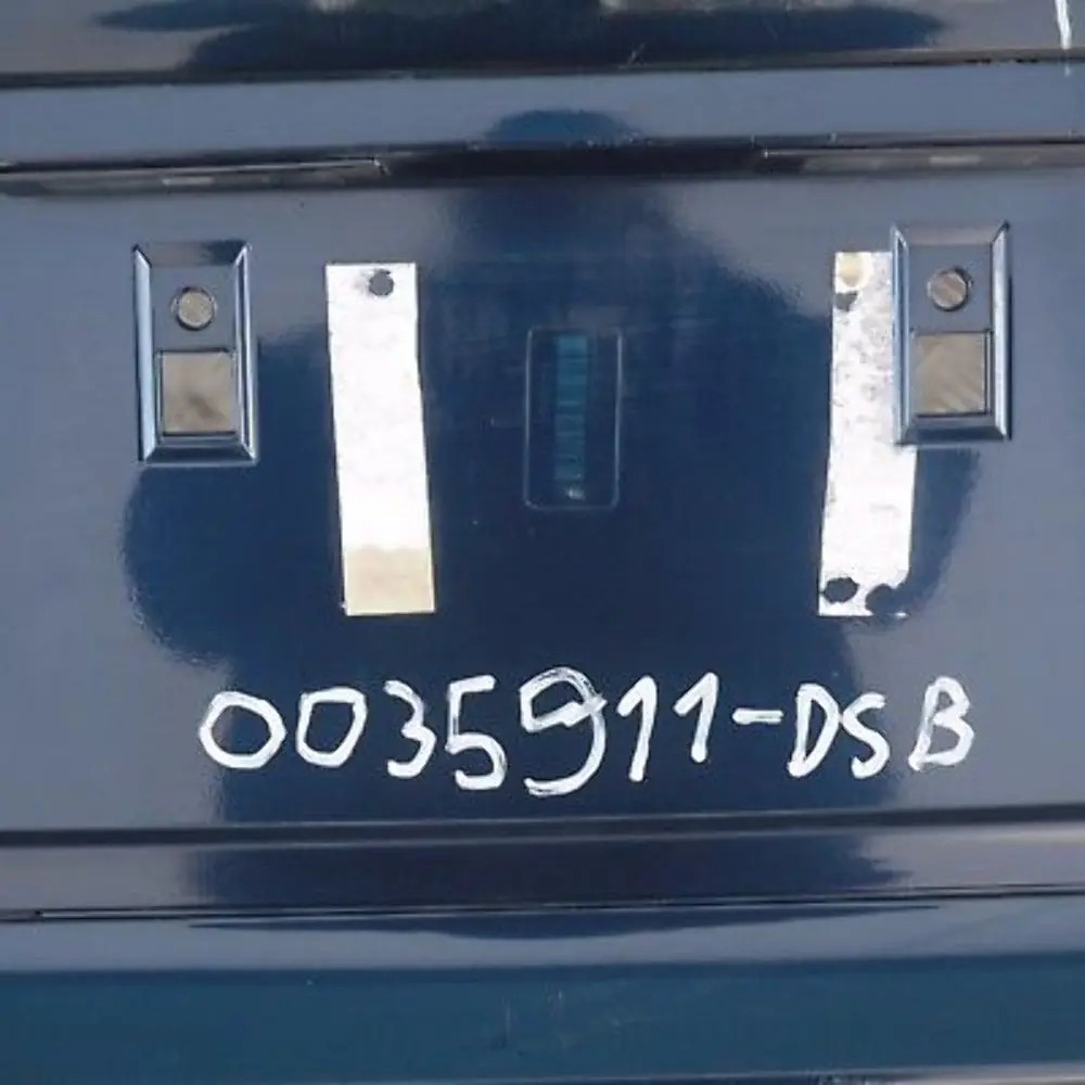 BMW 1 SERIES E81 E87 LCI Trim Panel Bumper Rear Tiefseeblau Deep Sea Blue A76 - SKU 0035911-DSB - Part number 35911