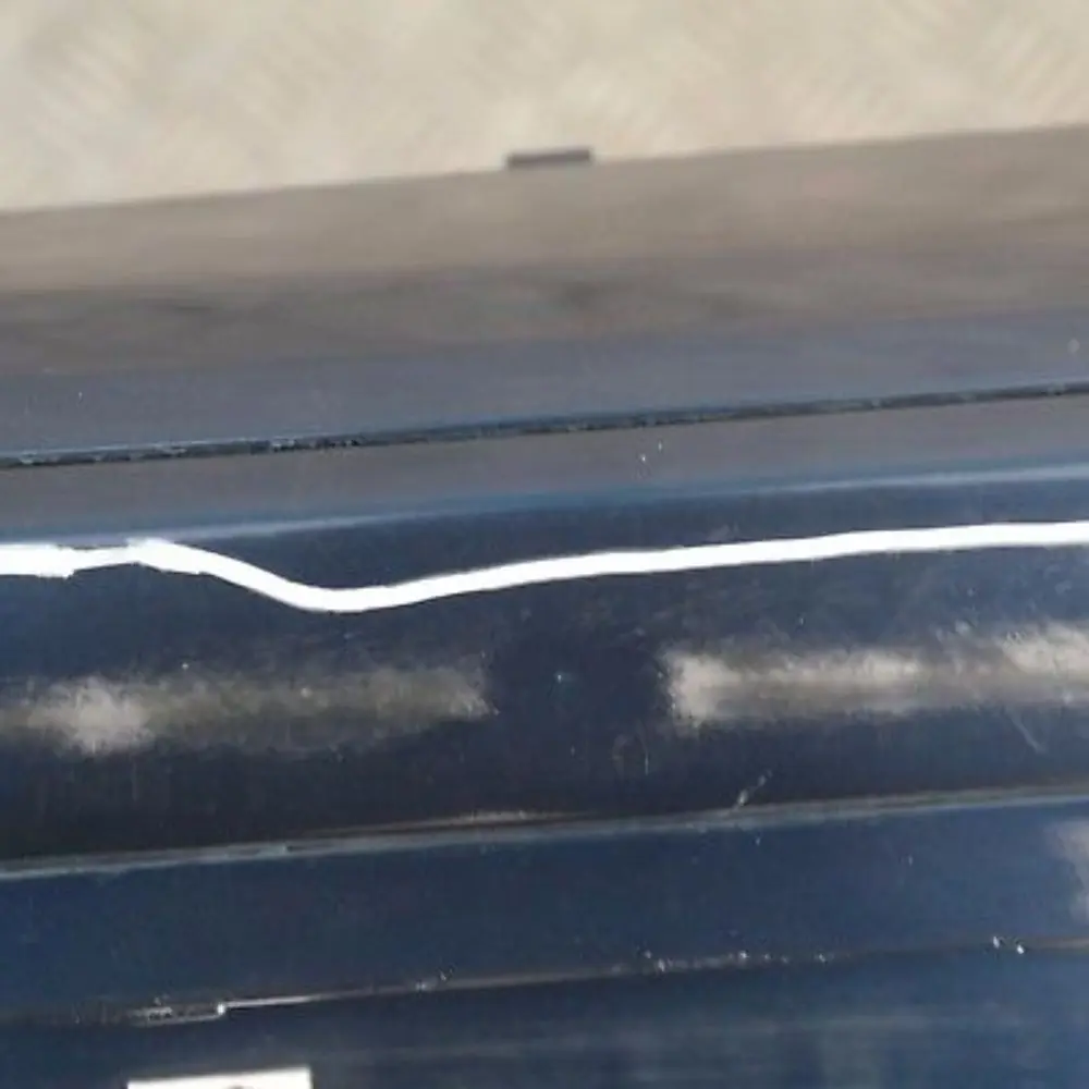 BMW 1 SERIES E81 E87 LCI Trim Panel Bumper Rear Tiefseeblau Deep Sea Blue A76 - SKU 0035911-DSB - Part number 35911