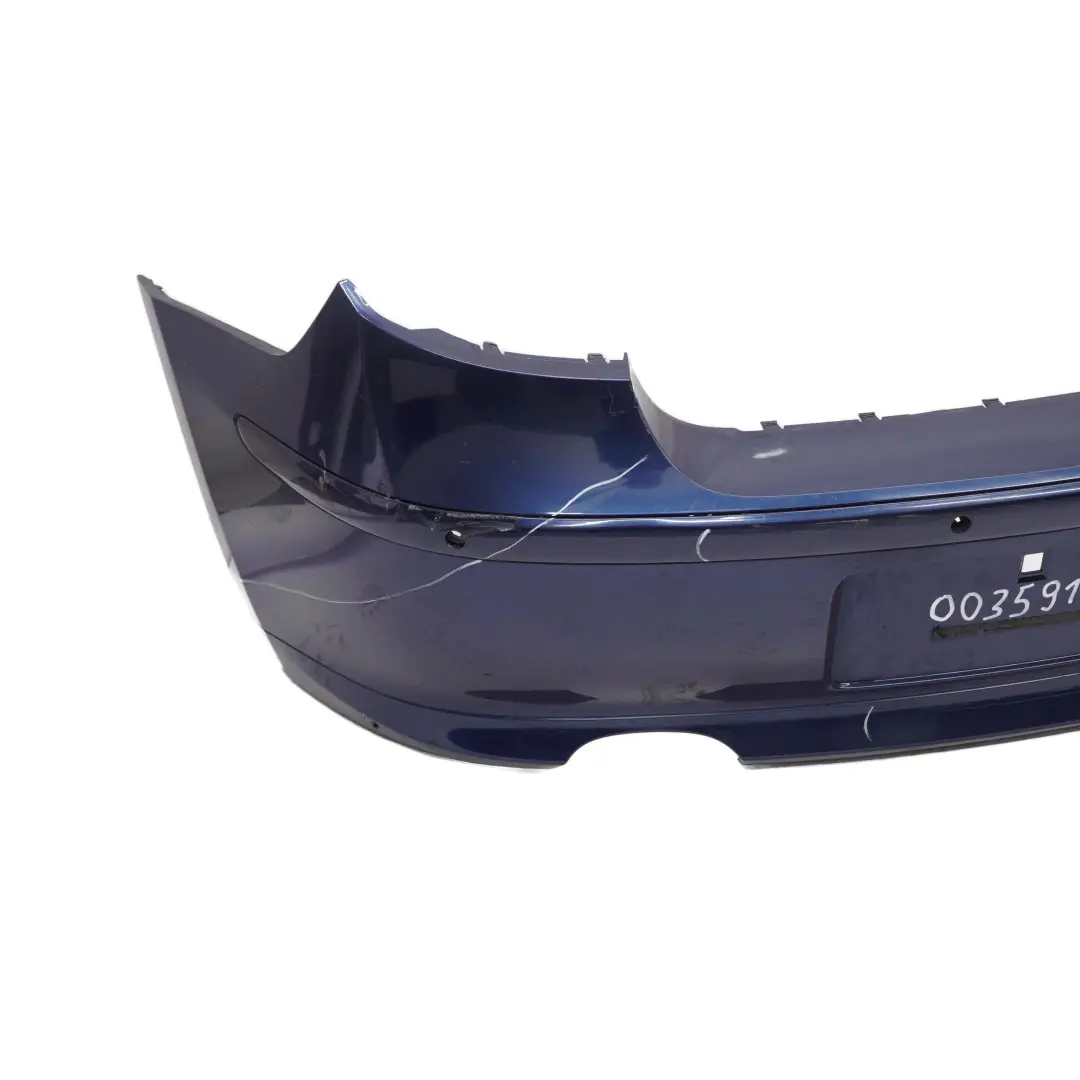 BMW 1 er E81 E87 LCI Verkleidung Stossfänger Hinten PDC Tiefseeblau - A76 - SKU 0035911-DSB2 - Teilenummer 0035911