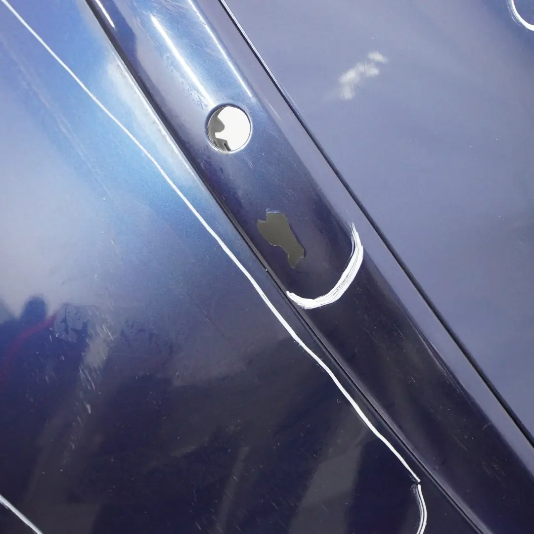 BMW 1 E81 E87 LCI Bumper Rear Trim Panel PDC Tiefseeblau Deep Sea Blue - A76 - SKU 0035911-DSB2 - Part number 0035911
