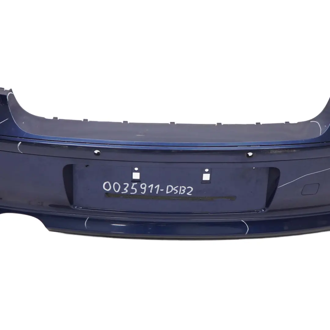 Bumper Rear Trim Panel PDC Tiefseeblau Deep Sea Blue - A76 to BMW 1 E81 E87 LCI with Part number 0035911 BMW 1 E81 E87 LCI Bumper Rear Trim Panel PDC Tiefseeblau Deep Sea Blue - A76 - SKU 0035911-DSB2 - Part number 0035911