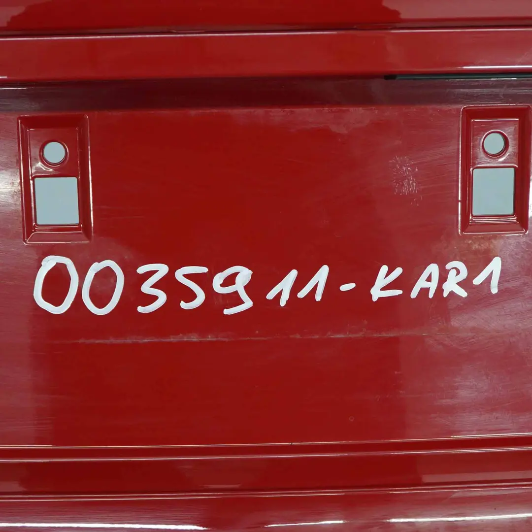 BMW 1 E81 E87 LCI Rear Bumper Trim Panel Karmesinrot Crimson Red - A61 - SKU 0035911-KAR1 - Part number 0035911