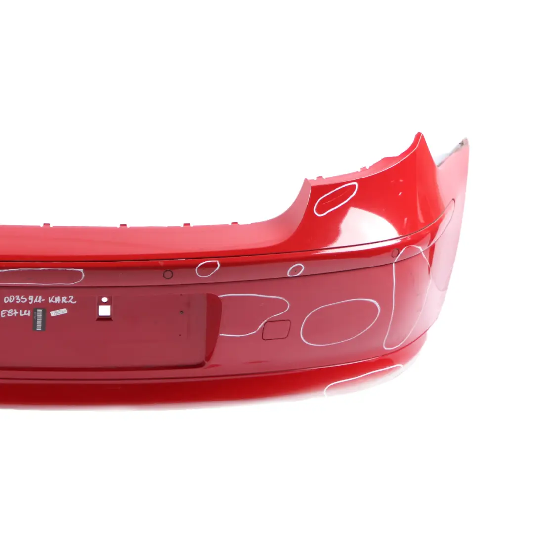Rear Bumper BMW E81 E87 LCI Trim Panel Cover Karmesinrot Crimson Red - A61 - SKU 0035911-KAR2 - Part number 0035911