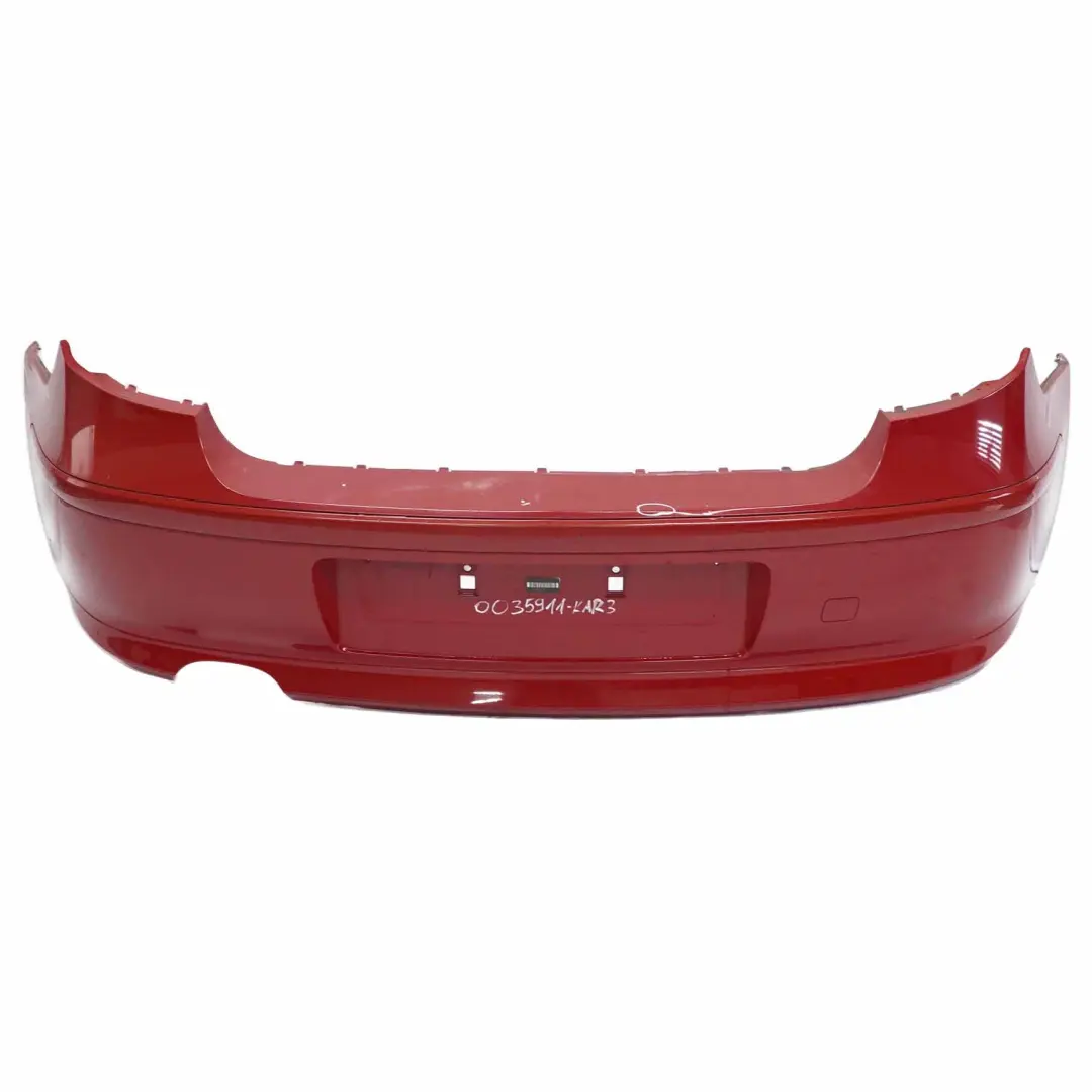 Bumper BMW E81 E87 LCI Trim Panel Cover Karmesinrot Crimson Red - A61 to Rear with Part number 0035911 Rear Bumper BMW E81 E87 LCI Trim Panel Cover Karmesinrot Crimson Red - A61 - SKU 0035911-KAR3 - Part number 0035911