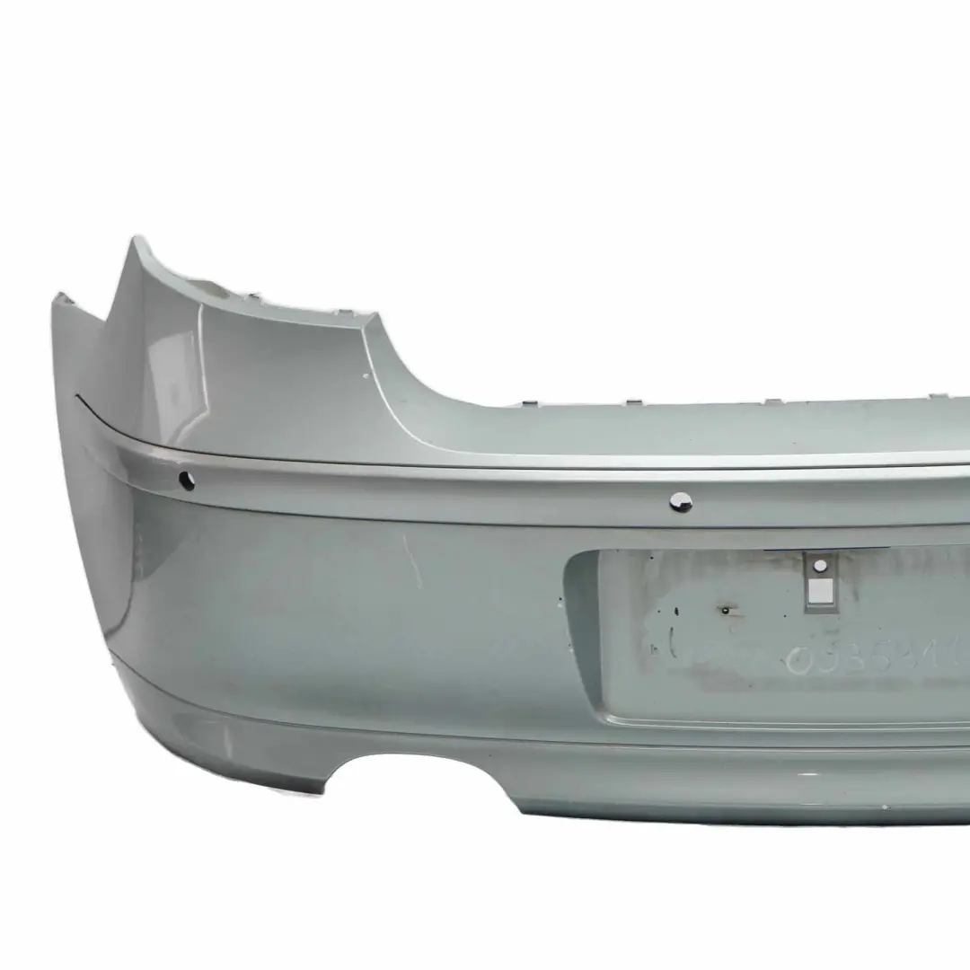 Bumper BMW E81 E87 LCI Trim Panel Cover Patagonia Green Metallic - A71 to Rear with Part number 0035911 Rear Bumper BMW E81 E87 LCI Trim Panel Cover Patagonia Green Metallic - A71 - SKU 0035911-PTG - Part number 0035911