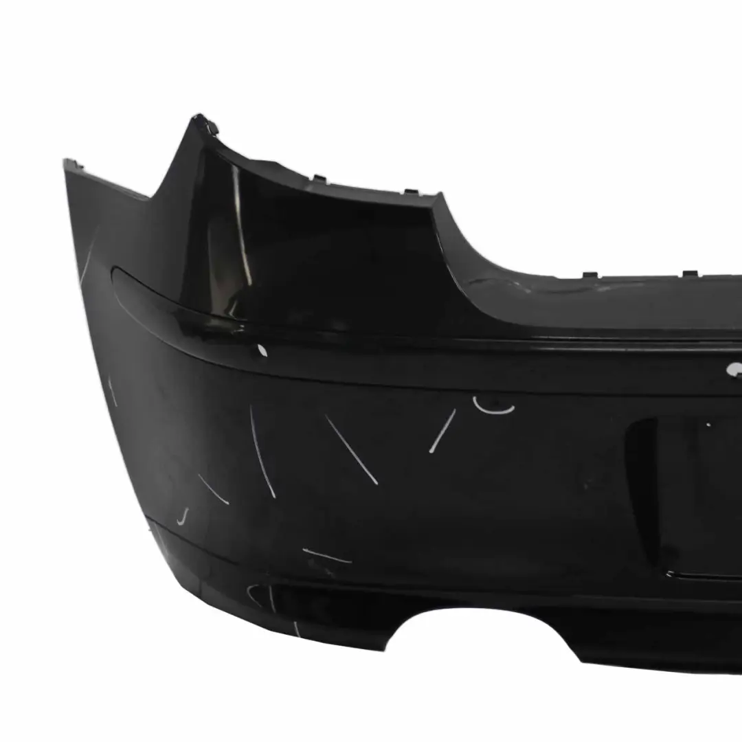 BMW E81 E87 LCI Zderzak Tylny Schwarz 2 Black 668 - SKU 0035911-SCH3 - Numer Części 0035911
