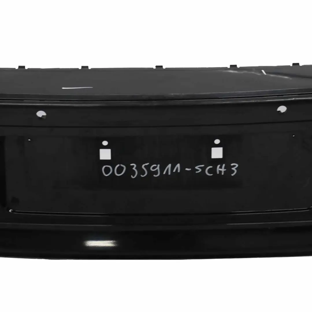 Bumper Trim Panel Schwarz 2 Black - 668 to BMW E81 E87 LCI Rear with Part number 0035911 BMW E81 E87 LCI Rear Bumper Trim Panel Schwarz 2 Black - 668 - SKU 0035911-SCH3 - Part number 0035911