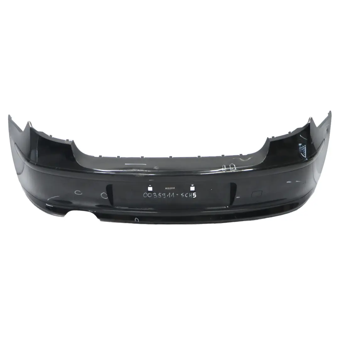 BMW E81 E87 LCI Rear Bumper Trim Panel Black II Schwarz 2 - 668 - SKU 0035911-SCH5 - Part number 51120035911