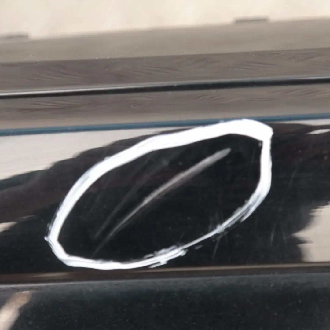 BMW 1 SERIES 9 E81 E87 LCI Rear Bumper Trim Panel Schwarz 2 Black - 668 - SKU 0035911-SCH9 - Part number 35911