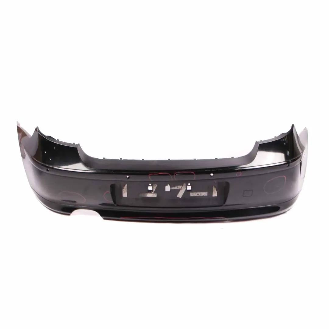 BMW E81 E87 LCI Rear Bumper Trim Panel Schwarz 2 Black - 668 - SKU 0035911-SCH - Part number 0035911