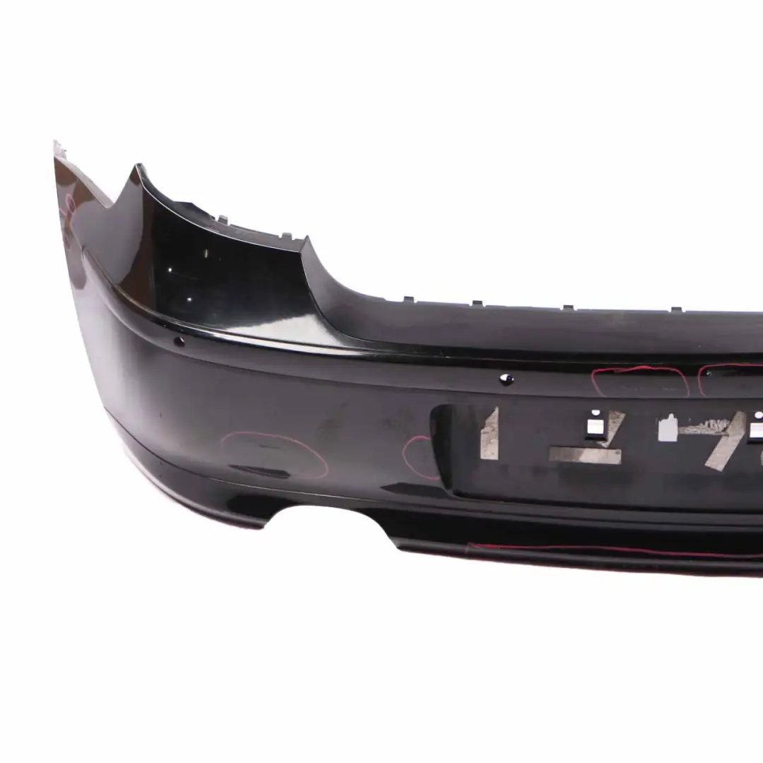 BMW E81 E87 LCI Rear Bumper Trim Panel Schwarz 2 Black - 668 - SKU 0035911-SCH - Part number 0035911