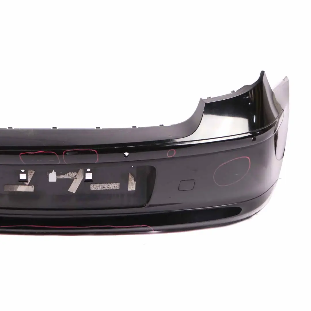 BMW E81 E87 LCI Rear Bumper Trim Panel Schwarz 2 Black - 668 - SKU 0035911-SCH - Part number 0035911