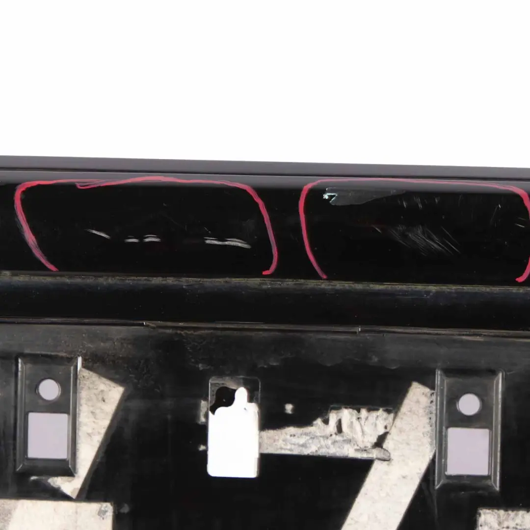 Bumper Trim Panel Schwarz 2 Black - 668 to BMW E81 E87 LCI Rear with Part number 0035911 BMW E81 E87 LCI Rear Bumper Trim Panel Schwarz 2 Black - 668 - SKU 0035911-SCH - Part number 0035911