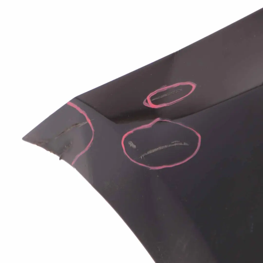 BMW E81 E87 LCI Rear Bumper Trim Panel Schwarz 2 Black - 668 - SKU 0035911-SCH - Part number 0035911