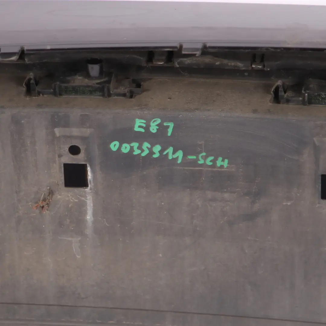 BMW E81 E87 LCI Rear Bumper Trim Panel Schwarz 2 Black - 668 - SKU 0035911-SCH - Part number 0035911