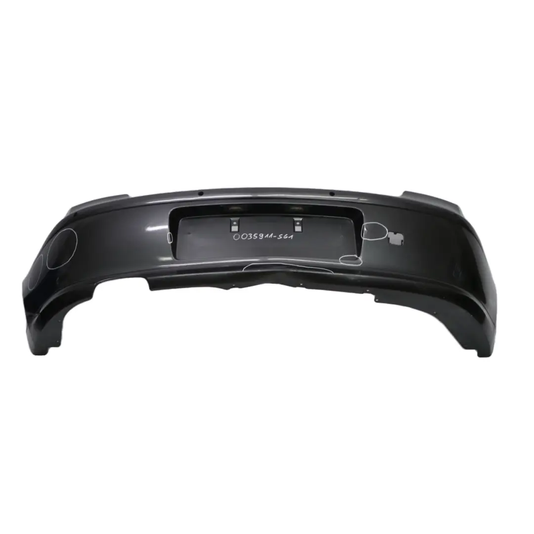 BMW E81 E87 LCI 1 Trim Panel Bumper Rear Sparkling Graphite Metallic - A22 - SKU 0035911-SG1 - Part number 0035911