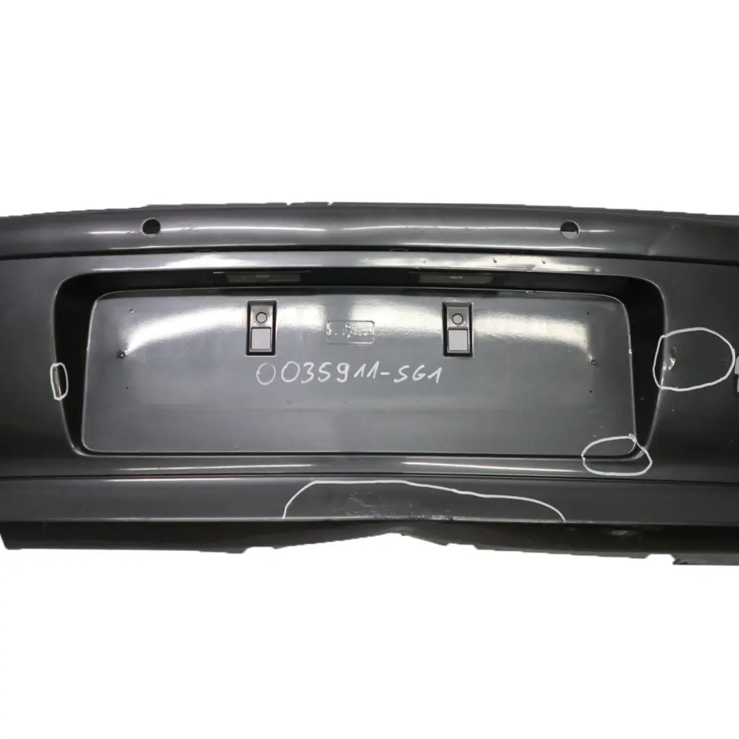 BMW E81 E87 LCI 1 Trim Panel Bumper Rear Sparkling Graphite Metallic - A22 - SKU 0035911-SG1 - Part number 0035911