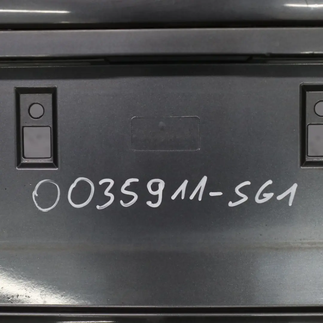 BMW E81 E87 LCI 1 Trim Panel Bumper Rear Sparkling Graphite Metallic - A22 - SKU 0035911-SG1 - Part number 0035911