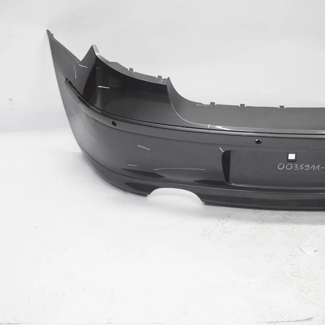 BMW E81 E87 LCI Trim Panel Bumper Rear Sparkling Graphite Metallic - A22 - SKU 0035911-SG6 - Part number 0035911