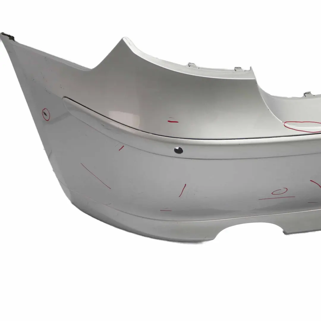 Bumper Trim Panel Titansilber Titan Silver - 354 to BMW E81 E87 LCI Rear with Part number 0035911 BMW E81 E87 LCI Rear Bumper Trim Panel Titansilber Titan Silver - 354 - SKU 0035911-TS4 - Part number 0035911