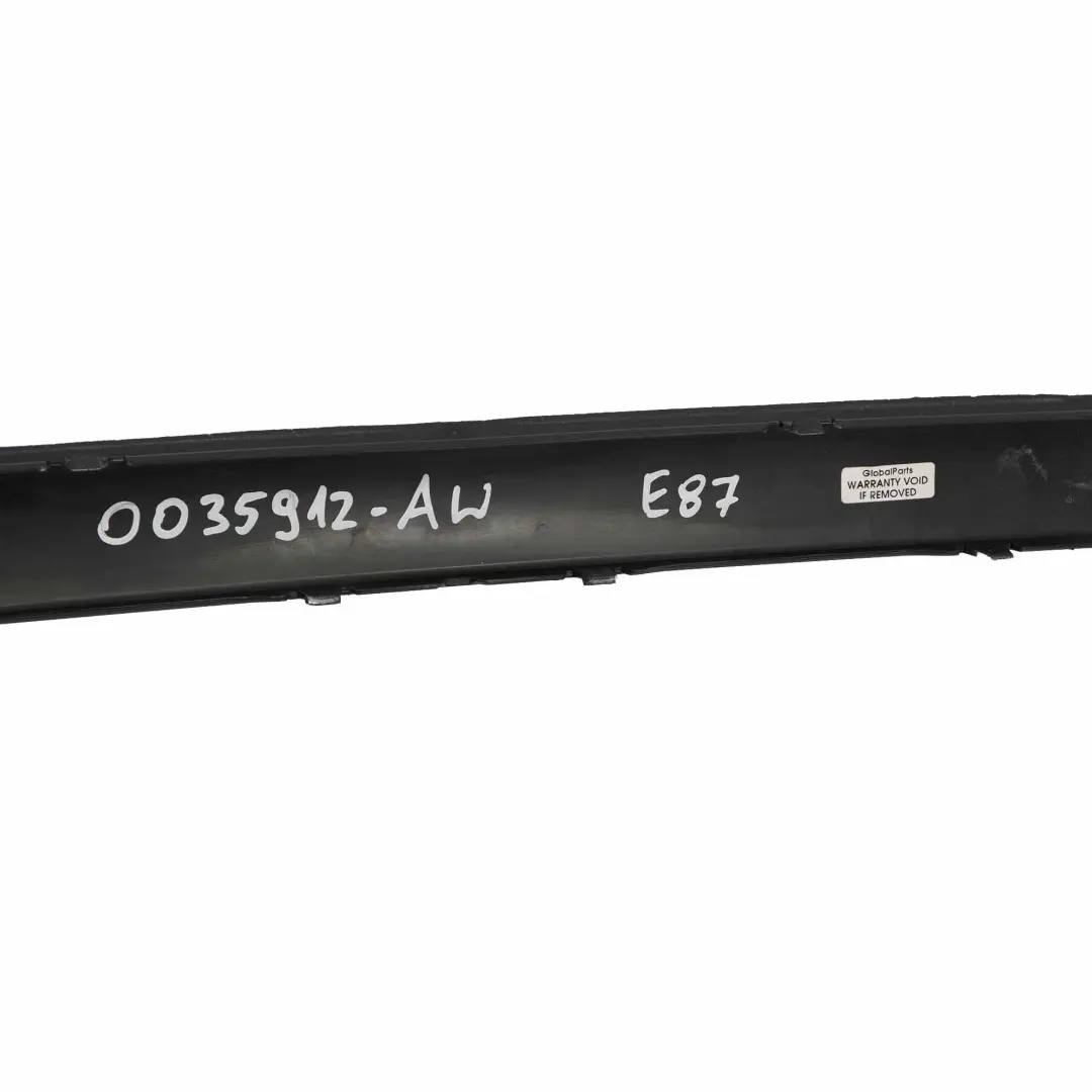 Rear Bumper Strip BMW E81 E87 LCI Rubbing Strip Trim Cover Alpinweiss 3 - 300 - SKU 0035912-AW - Part number 0035912