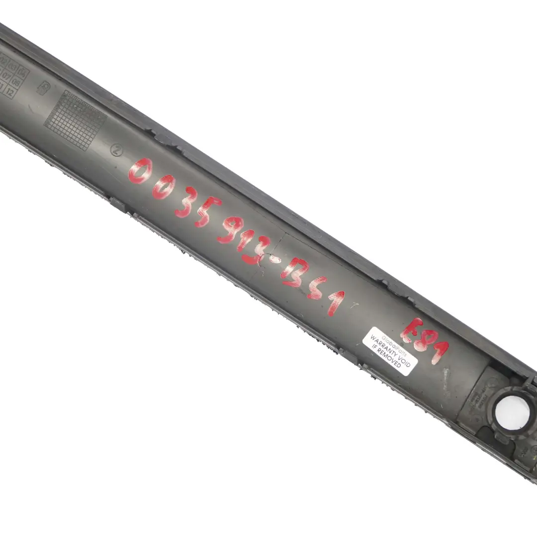 BMW E81 E87 LCI Stossfänger Leistung Stossleiste Abdeckung Saphirschwarz - 475 - SKU 0035913-BS1 - Teilenummer 0035913