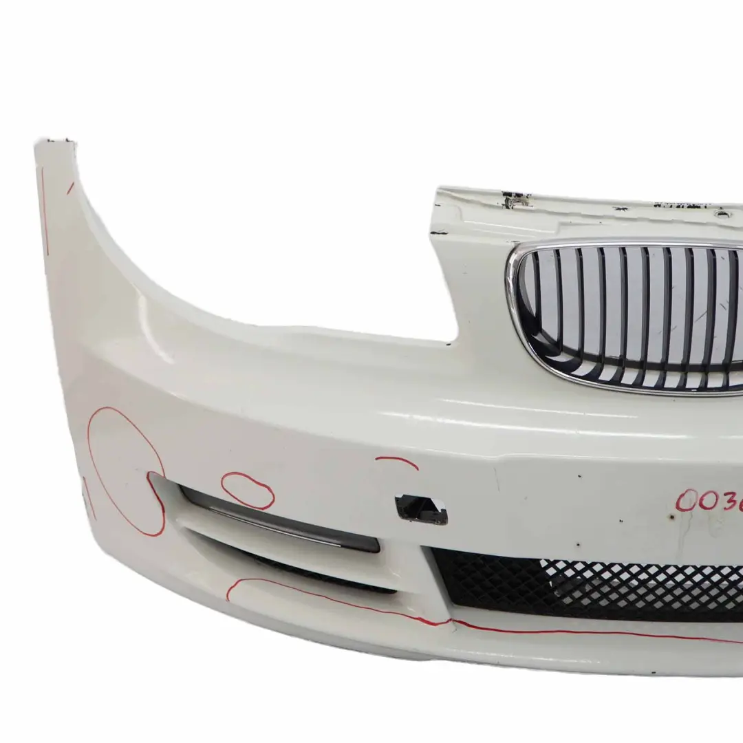 BMW E82 Zderzak Przedni E88 Alpinweiss - 300 - SKU 0036079-AW - Numer Części 0036079