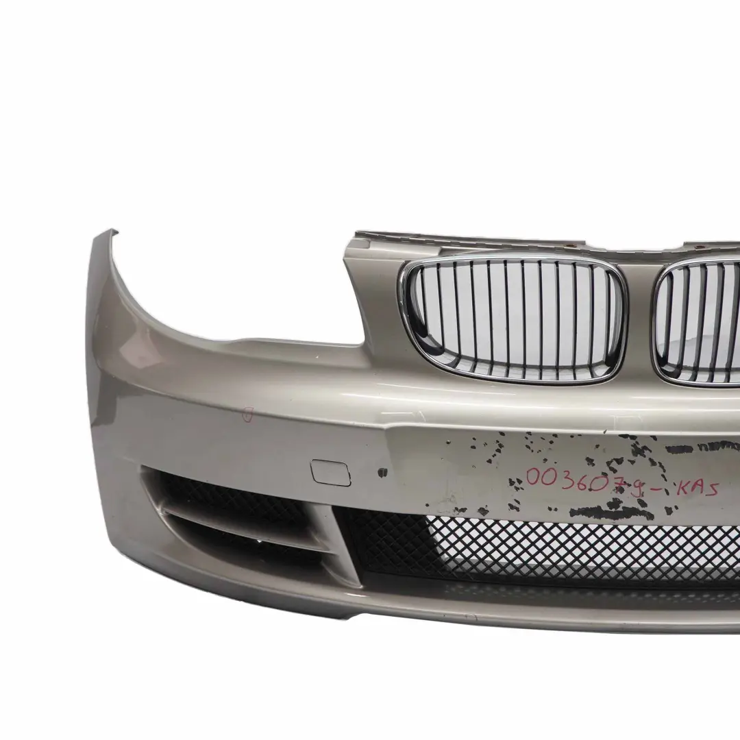 Bumper Front Trim Panel E88 Kaschmirsilber Cashmere Silver - A72 to BMW E82 with Part number 0036079 BMW E82 Bumper Front Trim Panel E88 Kaschmirsilber Cashmere Silver - A72 - SKU 0036079-KAS - Part number 0036079