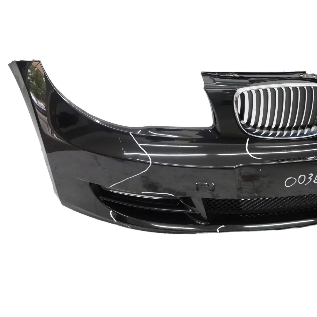  Front Bumper BMW E82 E88 Complete Trim Cover Panel Schwarz 2 Black - 668 - SKU 0036079-SCH1 - Part number 0036079