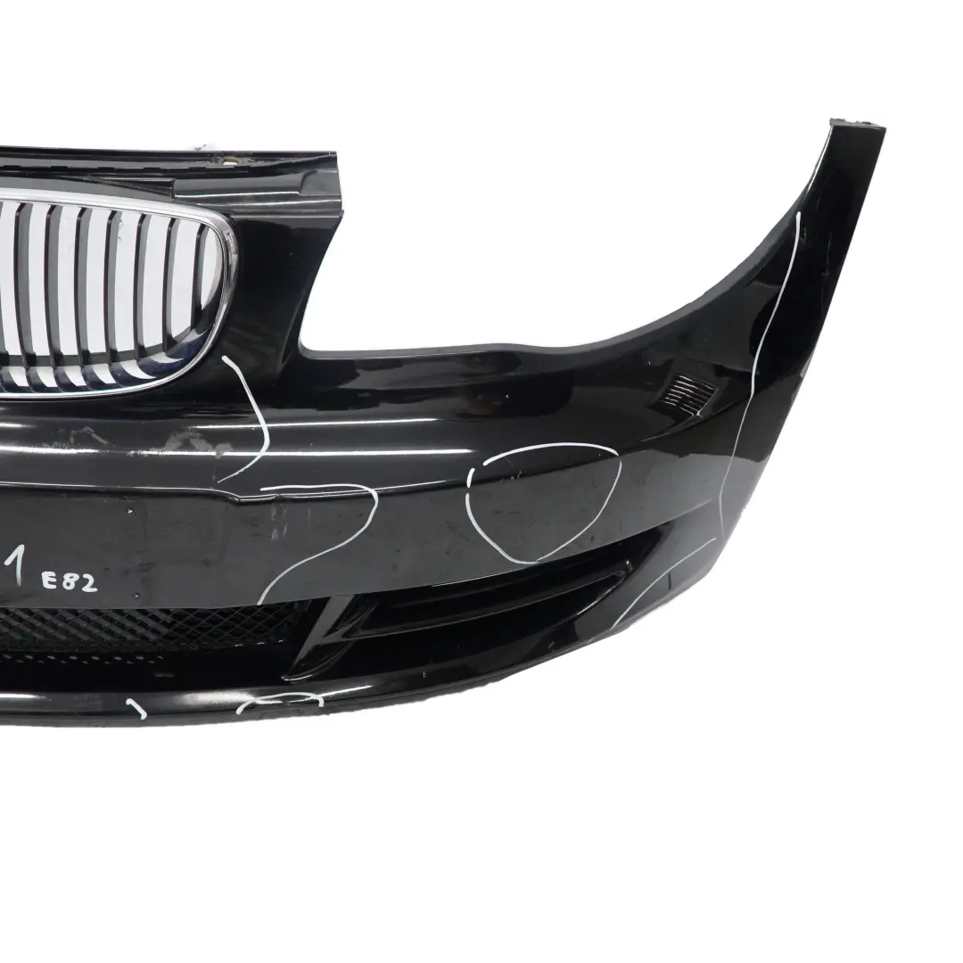  Front Bumper BMW E82 E88 Complete Trim Cover Panel Schwarz 2 Black - 668 - SKU 0036079-SCH1 - Part number 0036079