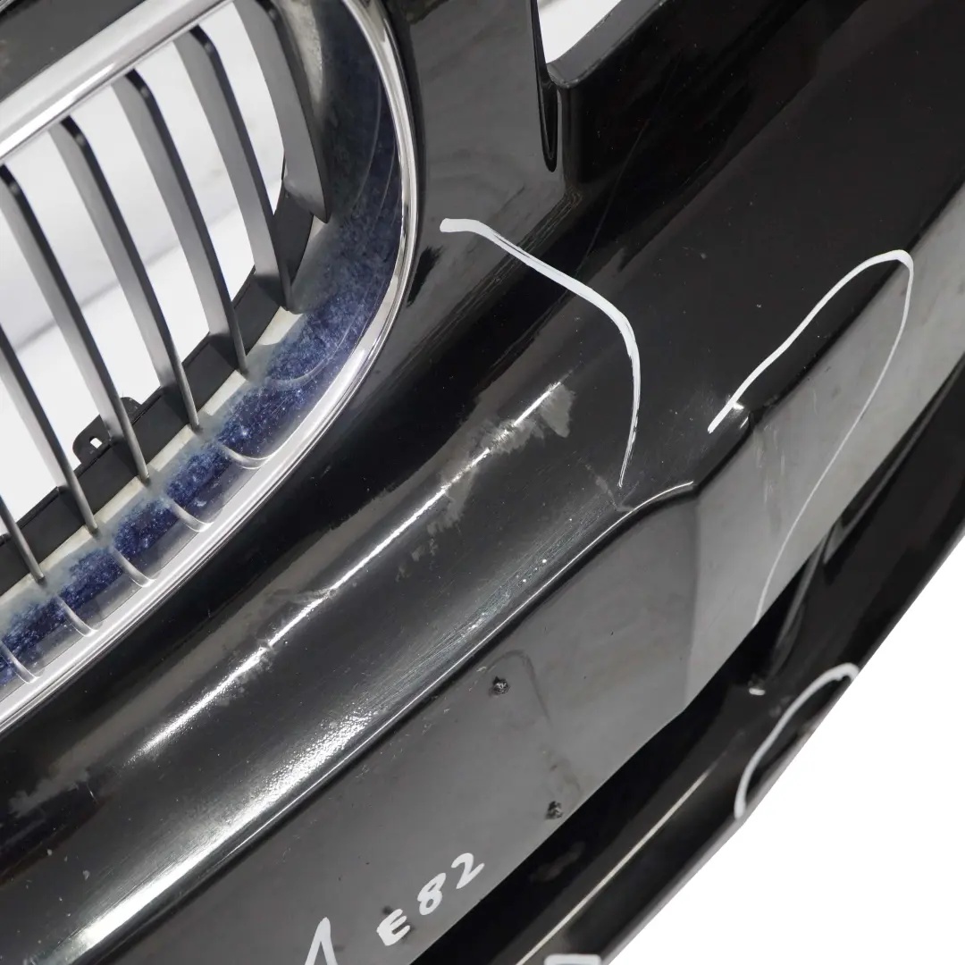  Front Bumper BMW E82 E88 Complete Trim Cover Panel Schwarz 2 Black - 668 - SKU 0036079-SCH1 - Part number 0036079