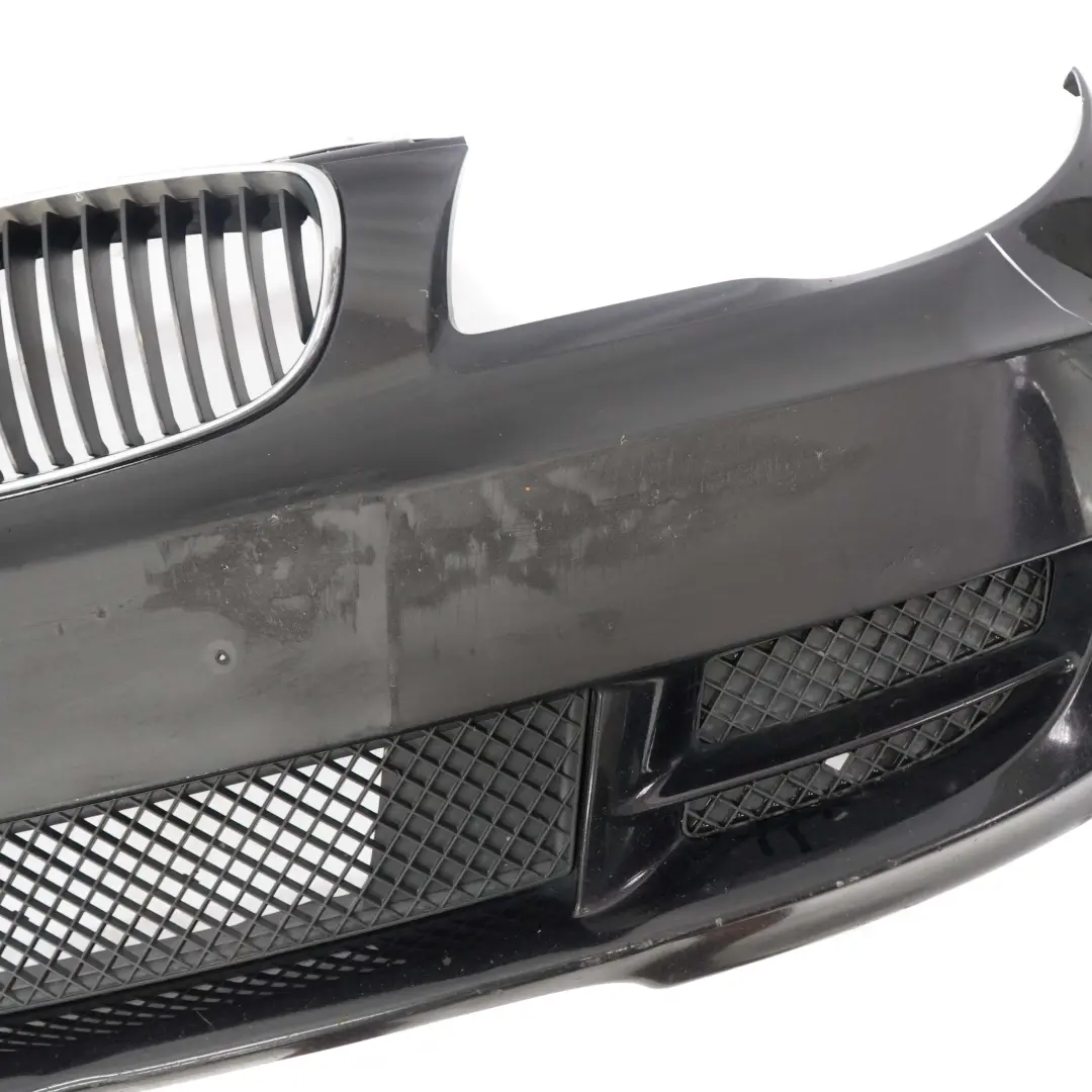 BMW 1 Series E82 E88 Complete Front Bumper Trim Schwarz 2 Black - 668 - SKU 0036079-SCH - Part number 0036079