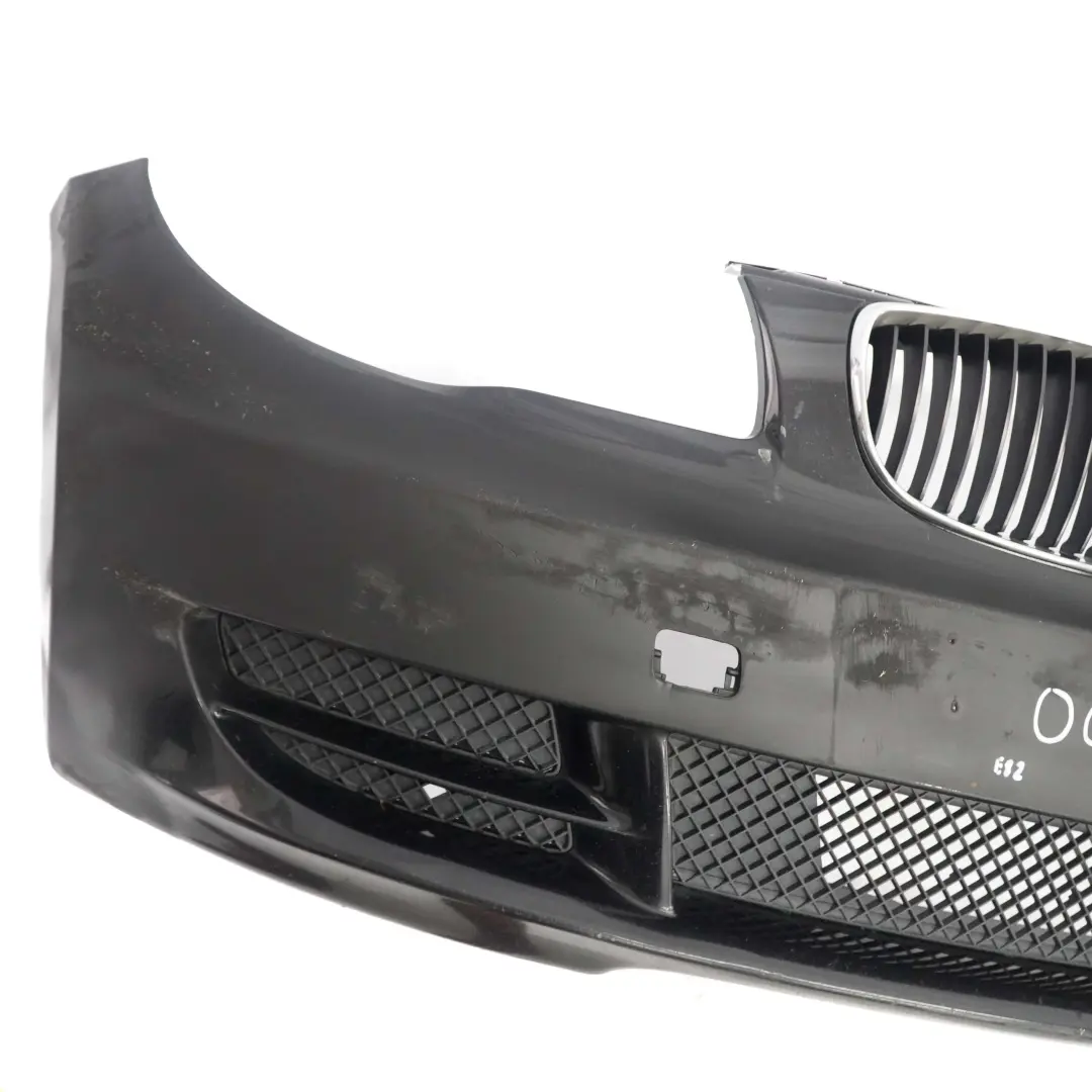 BMW 1 Series E82 E88 Complete Front Bumper Trim Schwarz 2 Black - 668 - SKU 0036079-SCH - Part number 0036079
