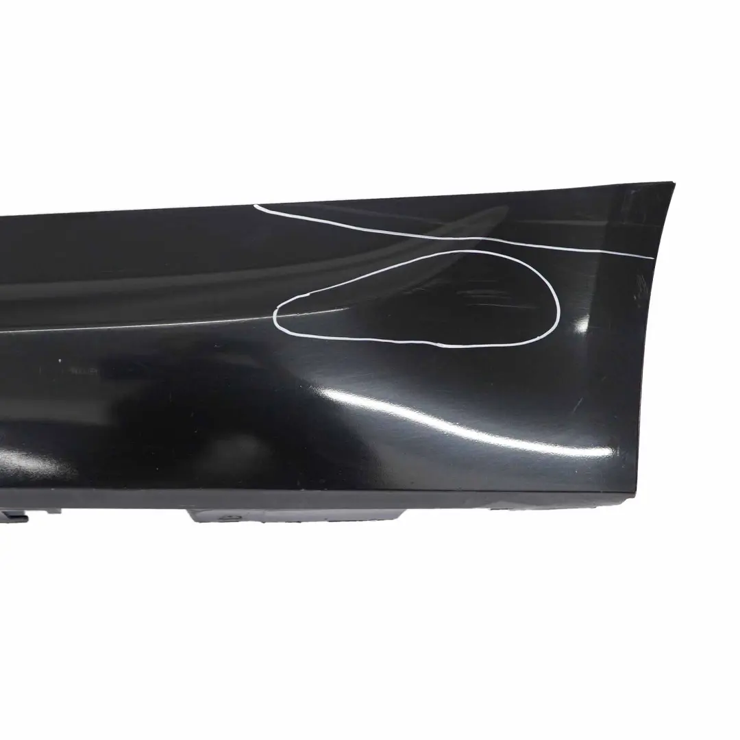 BMW E92 E93 Faldon lateral M Sport Sill Strip Cover Izquierda Negro Zafiro - 475 - SKU 0036123-BS2 - Número de pieza 0036123