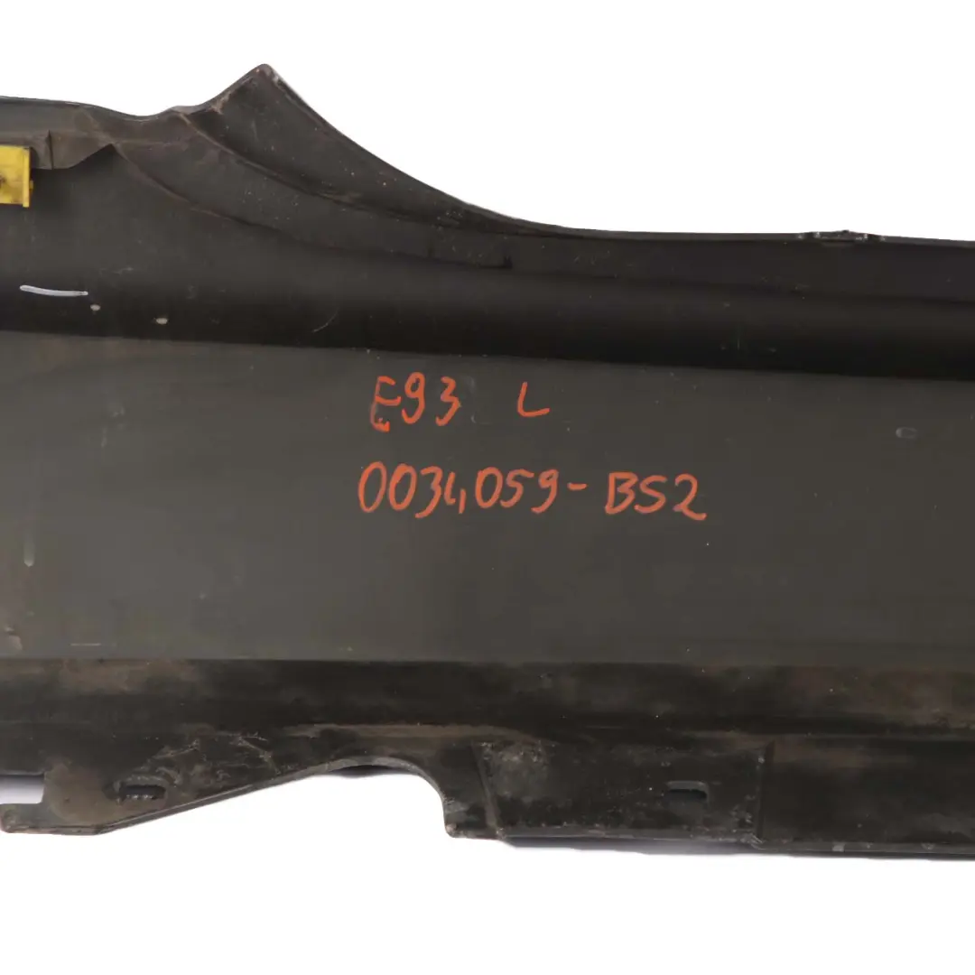 BMW E92 E93 Side Skirt M Sport Sill Strip Cover Left N/S Black Sapphire - 475 - SKU 0036123-BS3 - Part number 0036123
