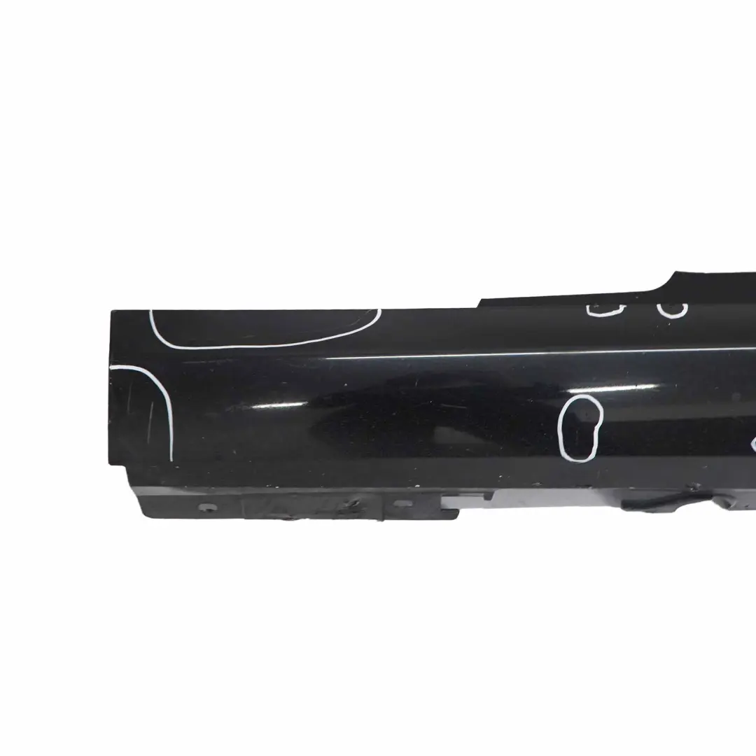 BMW E92 E93 Faldon lateral M Sport Sill Strip Cover Izquierda Negro Zafiro - 475 - SKU 0036123-BS4 - Número de pieza 0036123