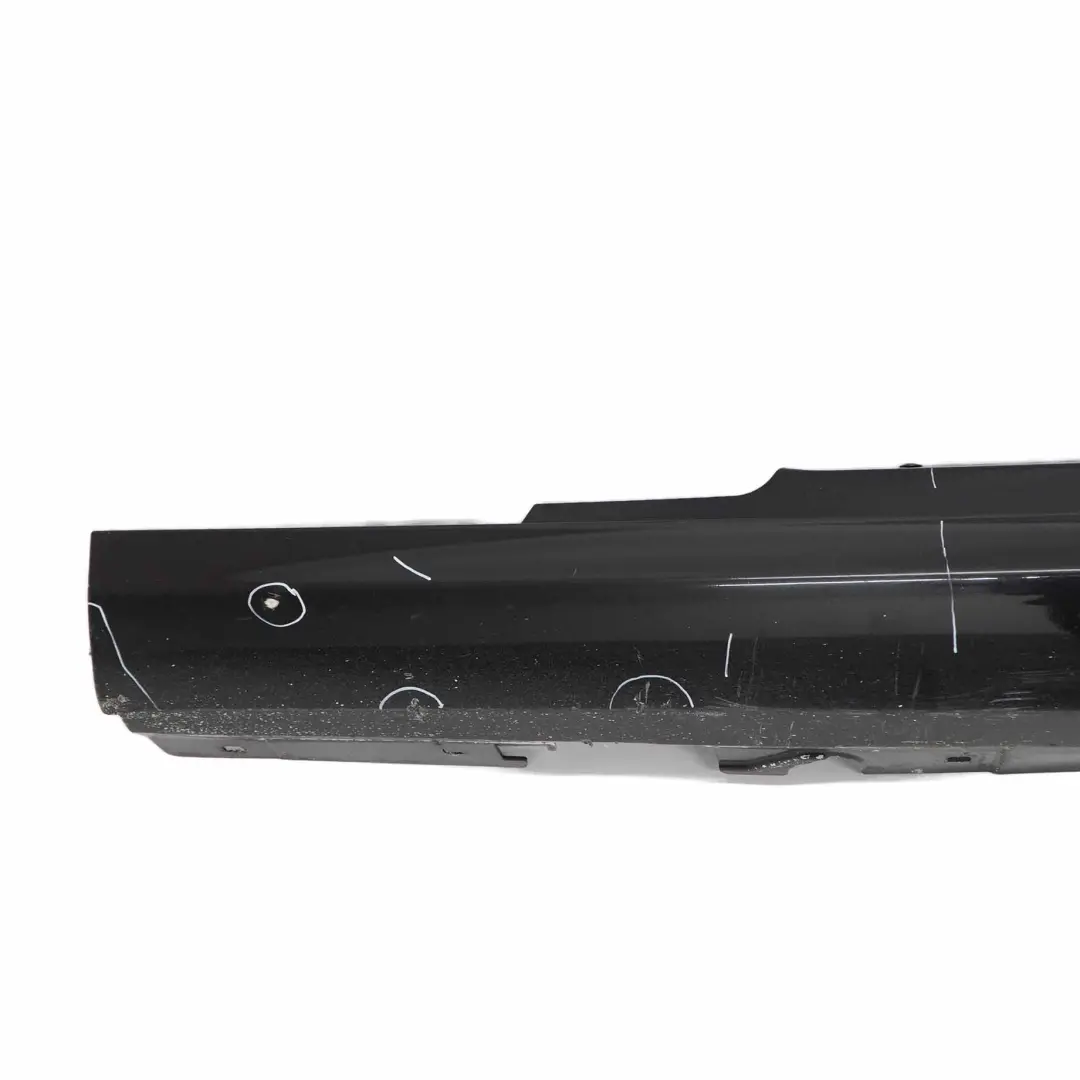 BMW E92 E93 M Sport Bas de Porte Facade Gauche Black Sapphire Noir - 475 Black - SKU 0036123-BS5 - Numéro de pièce 0036123