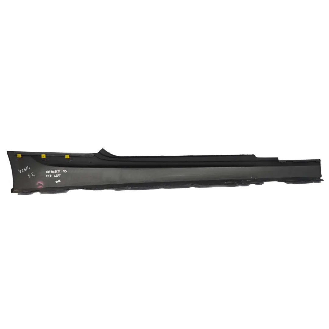 BMW 3 E92 E93 M Sport Bande de seuil laterale gauche Noir Saphir - 475 - SKU 0036123-BS - Numéro de pièce 0036123