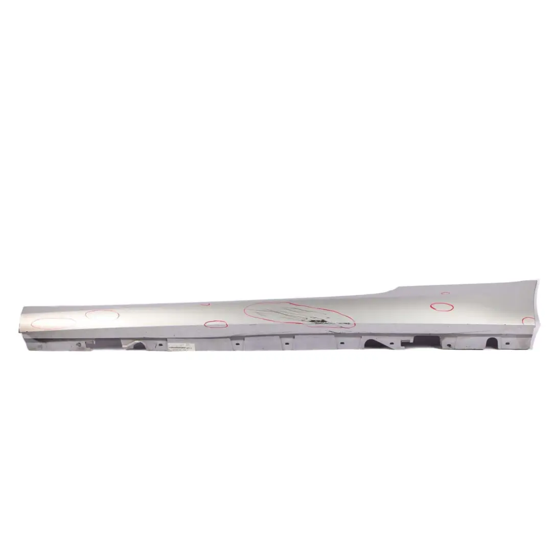 Sill Strip Side Skirt Left N/S Titansilber Silver to BMW 3 Series E92 E93 M Sport with Part number 0036123 BMW 3 Series E92 E93 M Sport Sill Strip Side Skirt Left N/S Titansilber Silver - SKU 0036123-TS - Part number 0036123