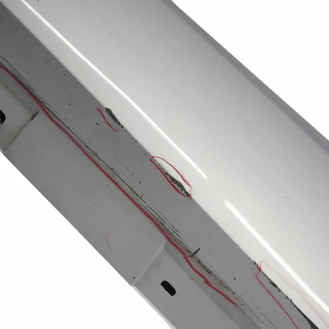 BMW E92 E93 M Sport Faldón lateral izquierdo Titansilber Silver - 354 - SKU 0036123-TS1 - Número de pieza 0036123