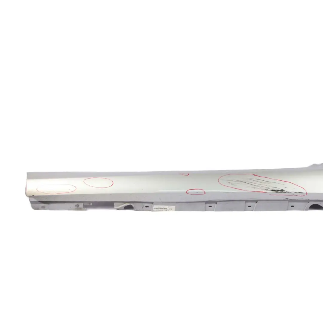 BMW 3 Series E92 E93 M Sport Sill Strip Side Skirt Left N/S Titansilber Silver - SKU 0036123-TS - Part number 0036123