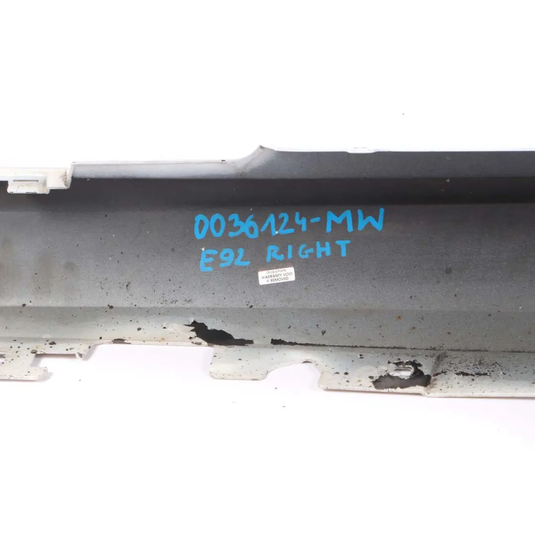 Sill Strip Side Skirt Right O/S Mineral White - A96 to BMW E92 E93 M Sport with Part number 0036124 BMW E92 E93 M Sport Sill Strip Side Skirt Right O/S Mineral White - A96 - SKU 0036124-MW - Part number 0036124