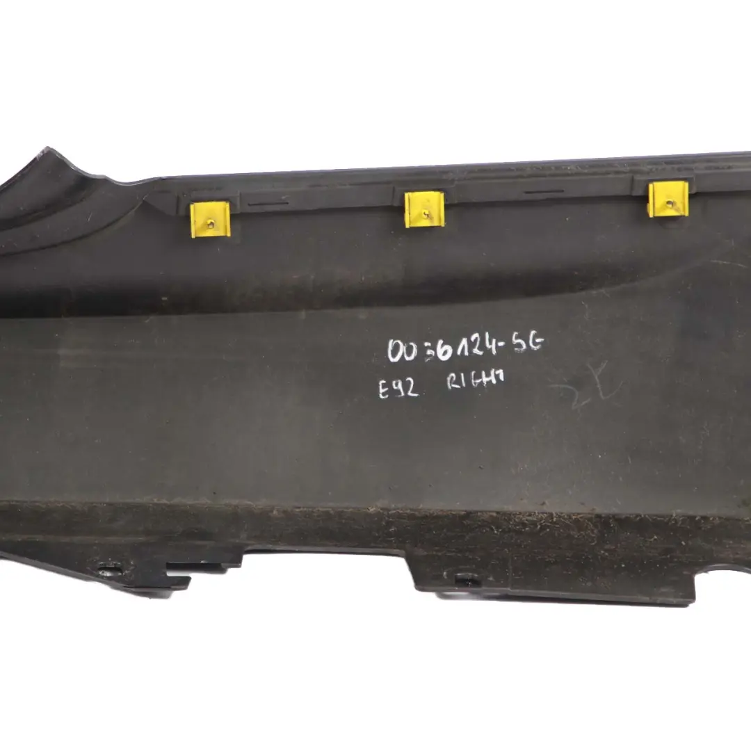 BMW 3 E92 E93 M Sport Sill Strip Side Skirt Right O/S Sparkling Graphite - A22 - SKU 0036124-SG - Part number 0036124