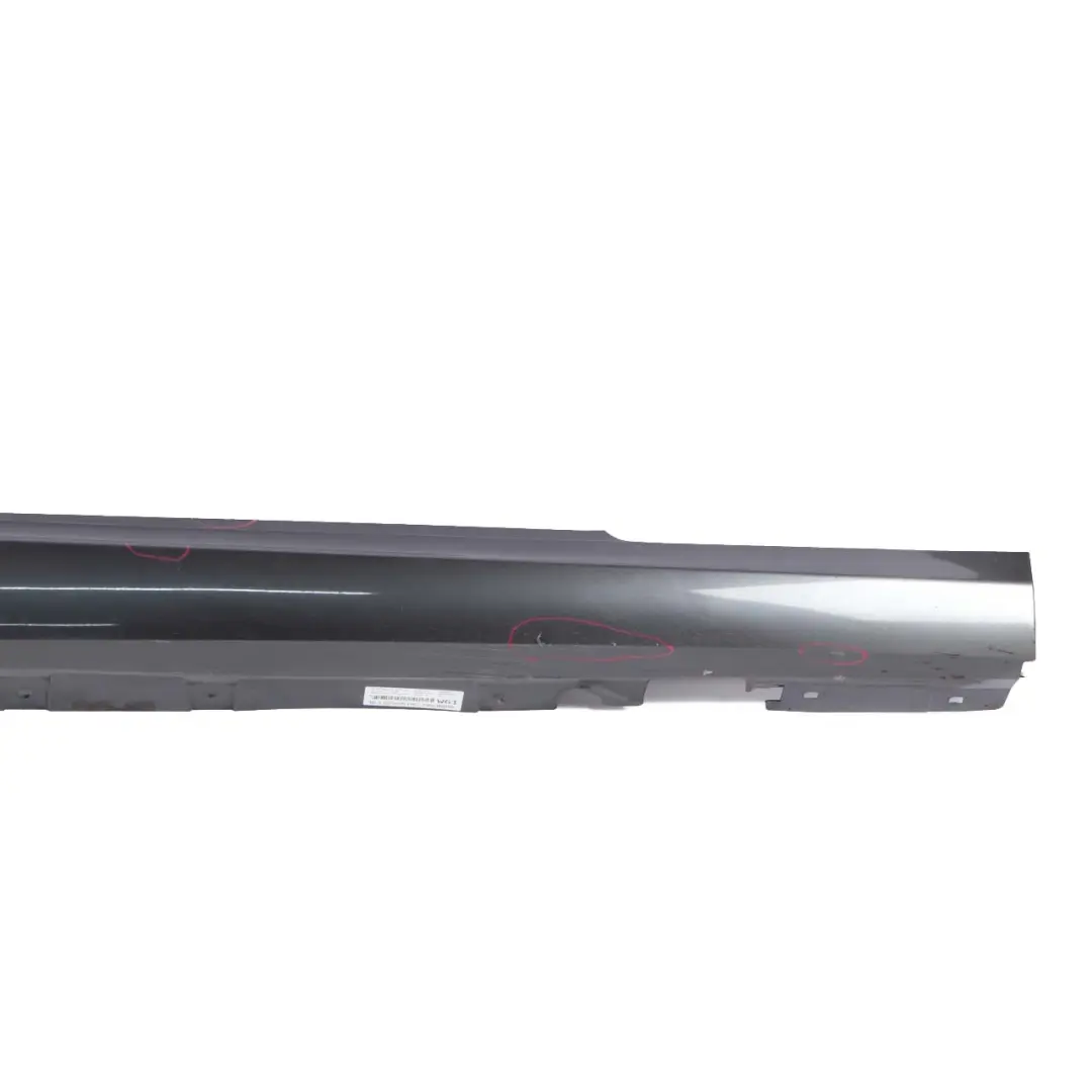 BMW 3 E92 E93 M Sport Sill Strip Side Skirt Right O/S Sparkling Graphite - A22 - SKU 0036124-SG - Part number 0036124