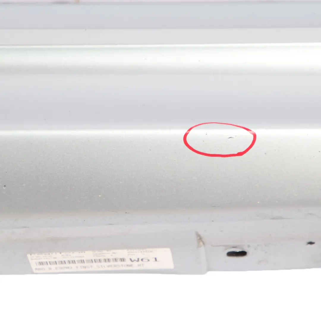  Side Skirt BMW E92 M3 Coupe Sill Strip Right O/S Silverstone II Metallic - A29 - SKU 0036126-SIL - Part number 0036126