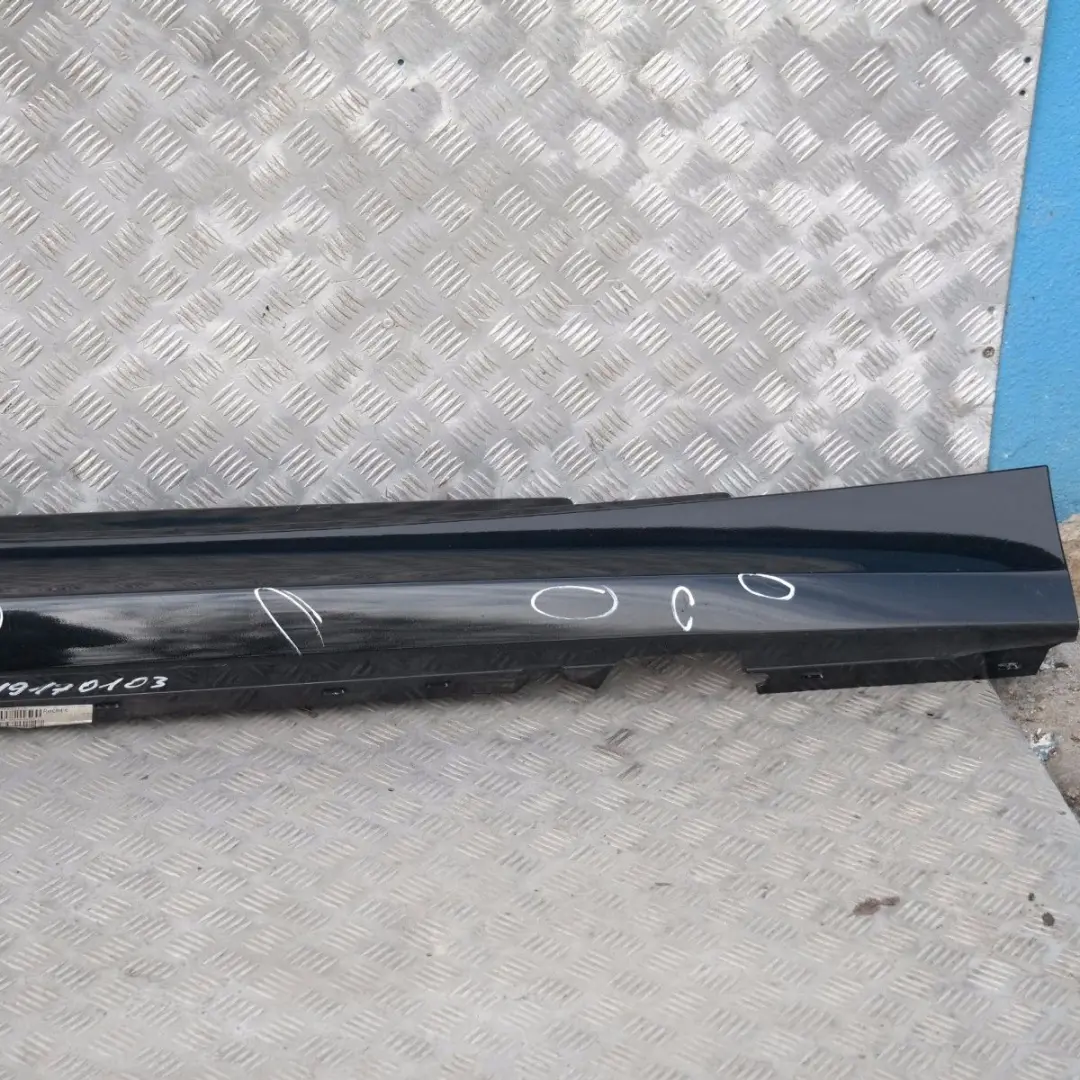BMW 1 SERIES E81 E82 E88 Sill Strip Side Skirt Right O/S Black Sapphire Metallic - SKU 0036142-BS3 - Part number 51770036142