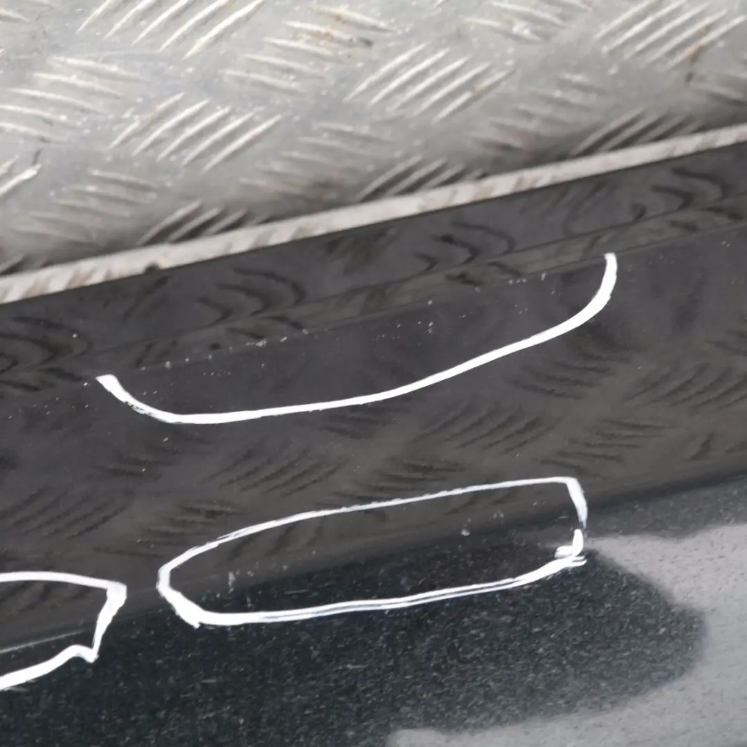 BMW 1 SERIES E81 E82 E88 Sill Strip Side Skirt Right O/S Black Sapphire Metallic - SKU 0036142-BS6 - Part number 36142