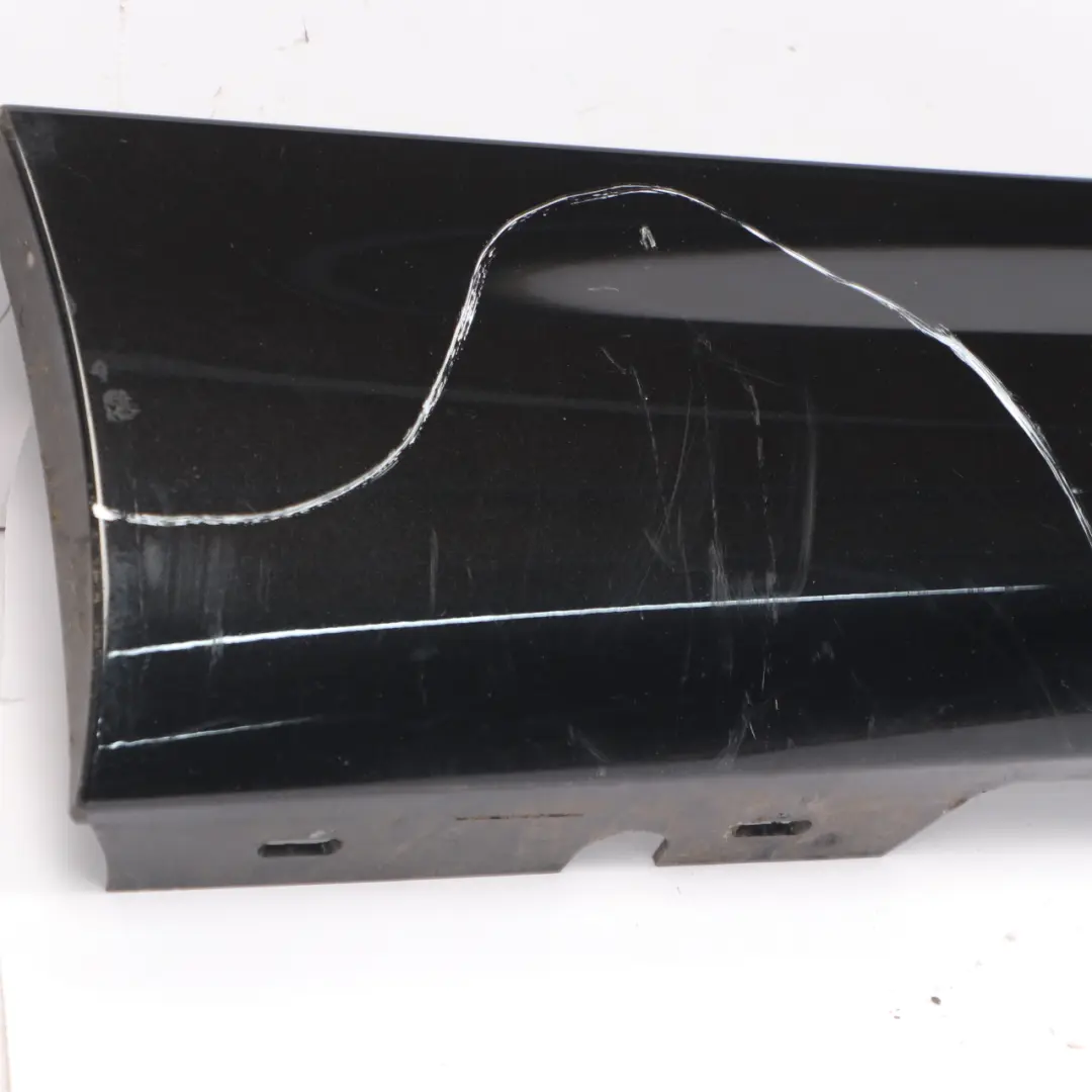 Side Skirt Sill Strip Cover Right O/S Black Sapphire Metallic - 475 to BMW E81 E82 with Part number 0036142 BMW E81 E82 Side Skirt Sill Strip Cover Right O/S Black Sapphire Metallic - 475 - SKU 0036142-BS - Part number 0036142