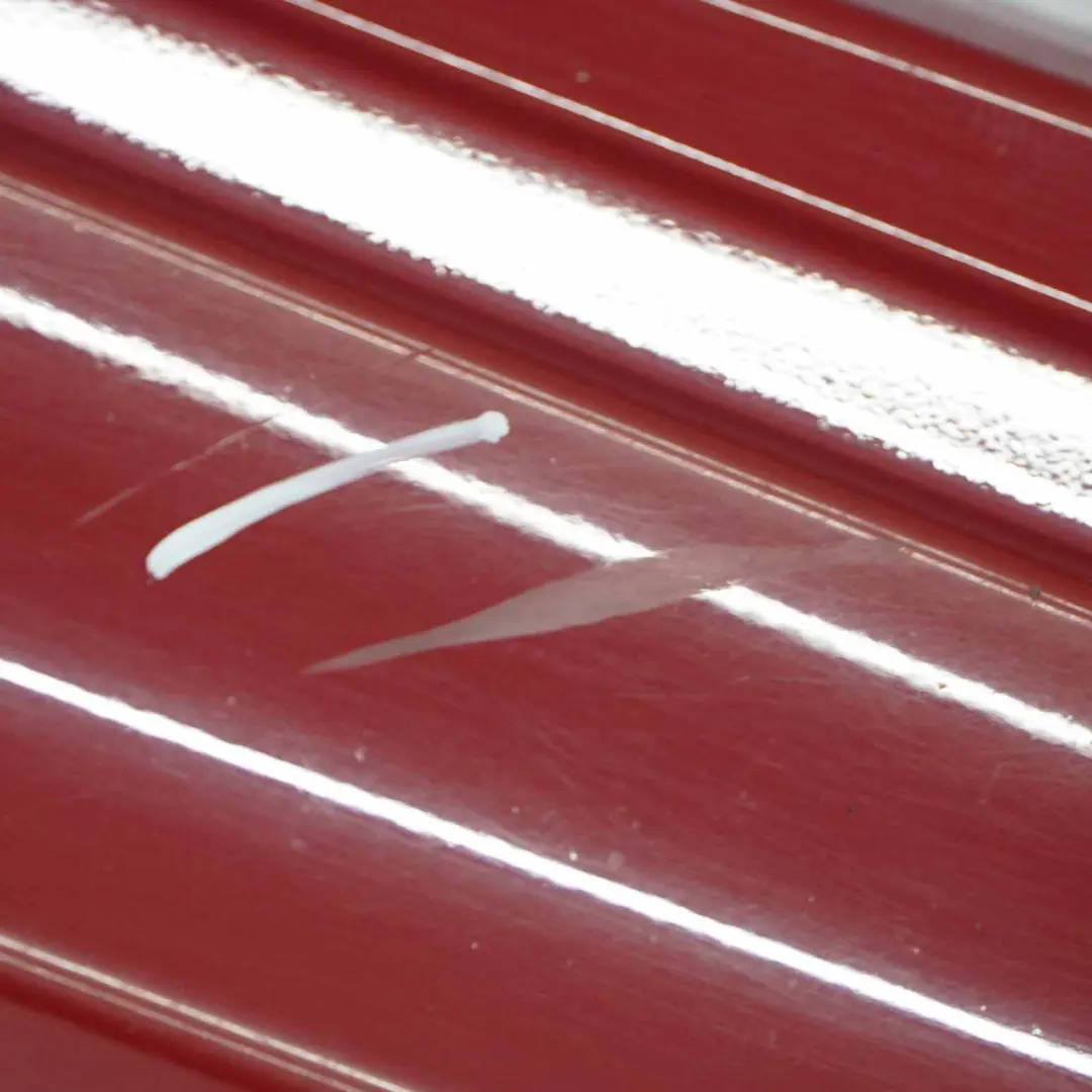 BMW E81 E82 Faldón lateral Sill Strip Derecho Karmesinrot Crimson Red Rot - A61 - SKU 0036142-KAR1 - Número de pieza 0036142