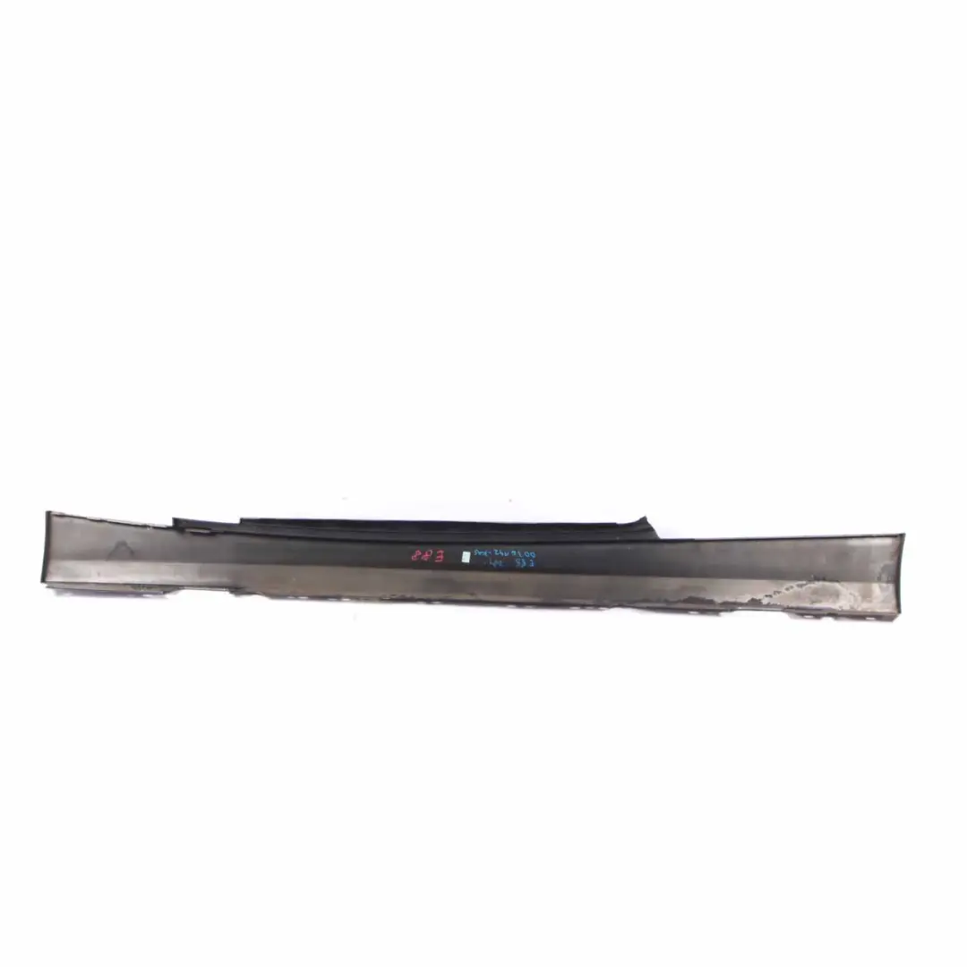 Sill Strip Side Skirt Right O/S Kaschmirsilber Cashmere Silver A72 to BMW E81 E88 with Part number 0036142 BMW E81 E88 Sill Strip Side Skirt Right O/S Kaschmirsilber Cashmere Silver A72 - SKU 0036142-KAS - Part number 0036142